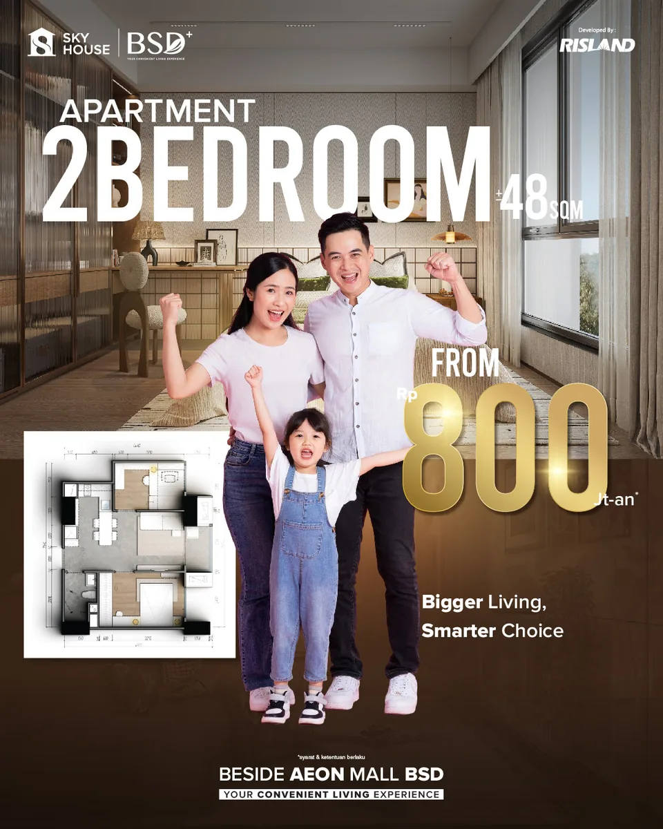 2 Bedroom &mdash; Sky House BSD